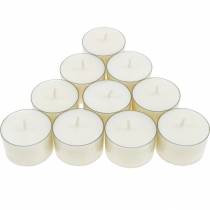 Article PURE Nature Lights bougies chauffe-plat cire de colza durée de combustion naturelle 7 heures 18pcs