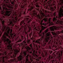 Article Fibres de tamarin naturelles pour loisirs créatifs, bordeaux, 500 g - Décoration, art floral, création