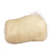 Herbe de sisal en fibres naturelles pour l&#39;artisanat Herbe de sisal blanc crème 500g