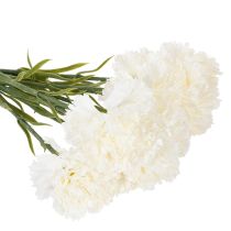 Article Œillets artificiels avec tige pour bouquets et couronnes, 56 cm, lot de 8