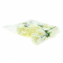 Article Carnation Blossom Blanc Ø9cm 12pcs