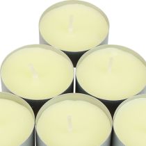 Article Veilleuses bougies chauffe-plat veilleuses aluminium jaune durée de combustion 8 heures 60 heures