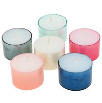 Article Bougies chauffe-plat Colorlights pastel assorties 40pcs