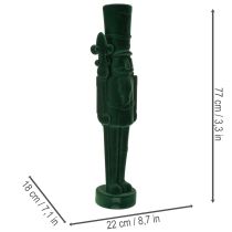 Article Casse-Noisette en figurine, debout, décoration de Noël, floquée, 77 cm