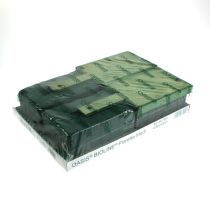 Article Base d'arrangement 4 pcs en mousse florale brique vert métal bois