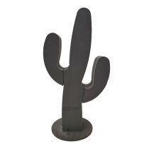 Figurine en mousse florale cactus noir 38cm x 74cm