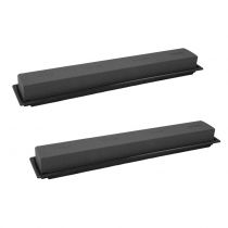 Article Matériel enfichable décoration de table mousse florale noir 48cm 4 pcs