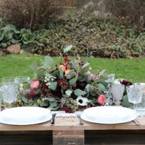 Article Matériel enfichable décoration de table mousse florale noir 48cm 4 pcs