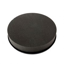 Article Cylindre composite enfichable mousse plug-in noir Ø22cm H5cm 2pcs