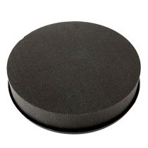 Article Bouchon cylindre mousse florale matériau noir Ø28cm H5cm 2pcs