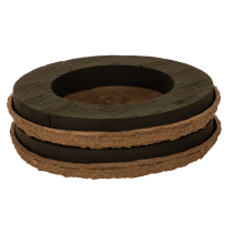 Article Anneau en mousse florale avec base OASIS® Renewal® Mousse Florale Biolit® 38 cm, lot de 2