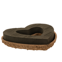 Article Mousse florale en forme de cœur OASIS® Renewal® Biolit® 27 cm (2 pièces)