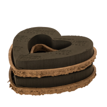 Article Mousse florale en forme de cœur OASIS® Renewal® Biolit® 27 cm (2 pièces)