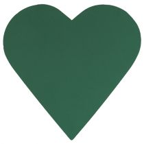 Article Matériau enfichable coeur en mousse florale vert 53cm 2 pièces décoration de mariage