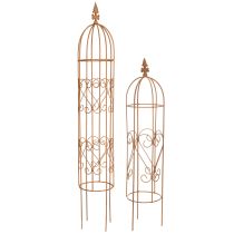 Article Treillis de jardin, support pour rosiers et autres plantes grimpantes, idéal pour l'aménagement paysager, 108 cm, lot de 2.