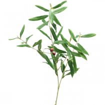 Branche d&#39;olivier artificielle branche décorative avec olives 100cm