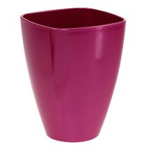 Article Pot à orchidées brillant Ø12,5cm cerise, 1pièce