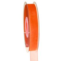 Article Ruban organza ruban cadeau ruban orange lisière 15mm 50m