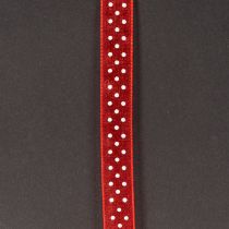 Article Ruban à pois pour emballage cadeau polyvalent en toutes saisons, 1,5 cm de large, 20 m de long