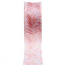 Ruban organza ruban mousseline jungle orange 40mm 15m