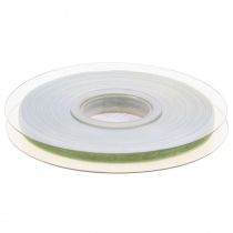 Article Ruban organza vert lisière cadeau vert citron 6 mm 50 m