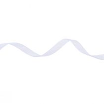 Article Ruban organza ruban cadeau ruban blanc lisière 6mm 50m