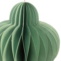 Article Décorations de Noël en papier ornement menthe H40cm 2 pcs