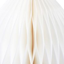 Article Oeuf en nid d&#39;abeille en papier de décoration de Pâques pour placer la crème en nid d&#39;abeille H30cm