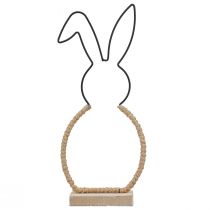 Article Décoration de table lapin de Pâques fil de Pâques décoration bohème lapin 32cm