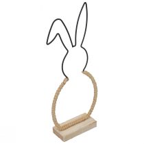 Article Décoration de table lapin de Pâques fil de Pâques décoration bohème lapin 32cm