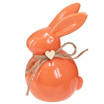 Article Lapins de Pâques lapins décoratifs en céramique colorés 5,5×6×9,5cm 4 pcs
