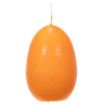 Article Bougie en forme d'œuf pour la décoration de Pâques, ambiance pascale parfaite à la maison, 9 cm, 20 cm de hauteur, lot de 6