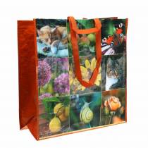 Sac shopping avec poignées pique-nique plastique 45×20×44cm