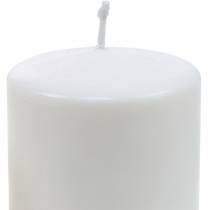 Bougie pilier PURE 130/70 Bougie en cire naturelle décorée de bougie en cire de colza