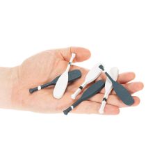 Article Décoration miniature de pagaie pour décor nautique, 8 cm, 18 pièces