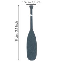 Article Décoration miniature de pagaie pour décor nautique, 8 cm, 18 pièces