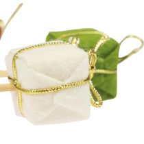 Article Bouchon de fleur Noël Paquet de Noël 2,5 cm 15 pcs
