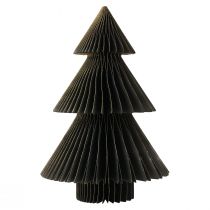 Sapin de Noël en papier Sapin de Noël en papier Noir H30cm