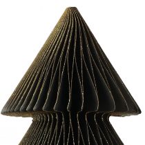 Sapin de Noël en papier Sapin de Noël en papier Noir H30cm