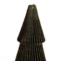 Sapin de Noël en papier Sapin de Noël en papier Noir H60cm