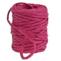 Article Cordon de papier 6mm 23m rose