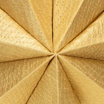 Article Étoile en papier doré 45 cm pour décoration de Noël et d’Advent