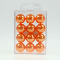 Article Perles décoratives Ø2cm orange 12 pcs