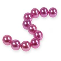 Perles déco Ø2cm violet 12p