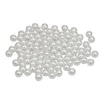 Article Perles décoratives à enfiler perles artisanales blanches 8mm 300g