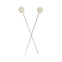 Article Epingles tête perle champagne Ø8mm L65mm 55 pcs