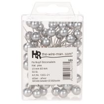 Article Epingles à perler argent Ø10mm 60mm