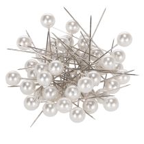 Article Epingles Tête Perle Blanc Ø10mm 60mm