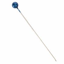 Article Aiguilles tête perle Ø6mm 65mm bleu