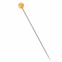 Article Aiguilles tête perle Ø6mm 65mm orange